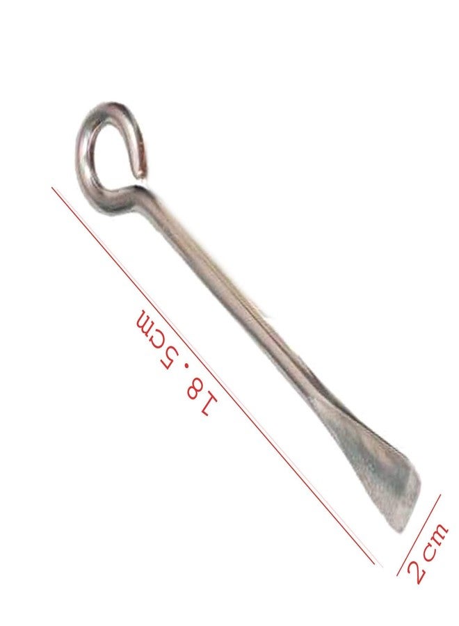 ImegaZ Stainless Steel Heavy Duty Coconut Breaker Plate for Easy to Break Coconut and Cococnut Opener Set of 2 - Image 4